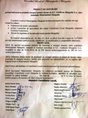Maganu îl atacă pe primarul Mangaliei cu gigacaloria: convoacă şedinţă pentru micşorarea preţului